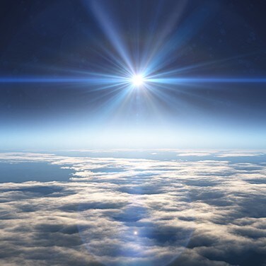 Ciel bleu avec des nuages