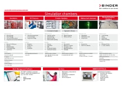Product Overview - Simulation Chambers