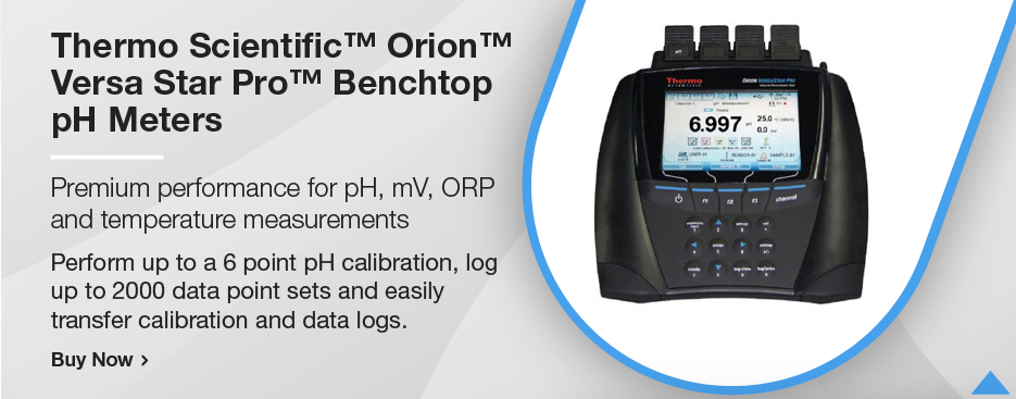 Thermo Scientific™ Orion™ Versa Star Pro™ Benchtop pH Meters Thermo Scientific™ Orion™ Versa Star Pro™ Benchtop pH Meters