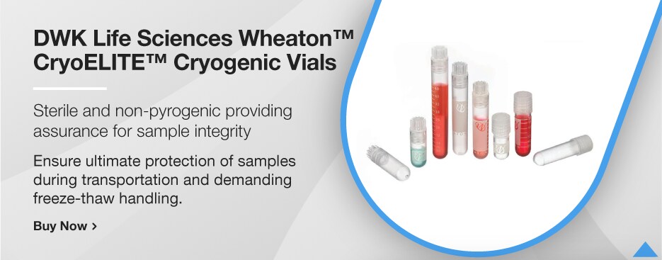 DWK Life Sciences Wheaton™ CryoELITE™ Cryogenic Vials DWK Life Sciences Wheaton™ CryoELITE™ Cryogenic Vials