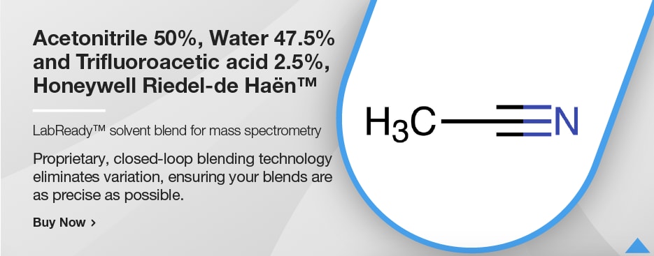 Acetonitrile 50%, Water 47.5 % and Trifluoroacetic acid 2.5%, Honeywell Riedel-de Ha&euml;n&trade;